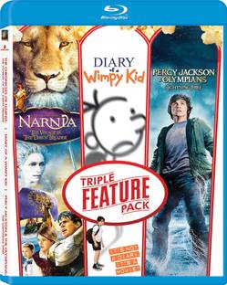 DIARY OF A WIMPY KID / PERCY JACKSON AND THE LIGHTNING / THE CHRONICLES OF NARNIA - 3 Blu Ray Set