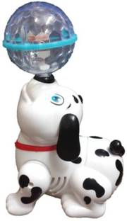Asa Products dancing dog with 3d light music 360 rotation
