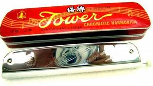 Tower Chromatic Harmonica Mouth Organ 24 Holes 48 Tones