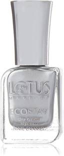 LOTUS MAKE - UP Make-Up Ecostay Chip Resistant High Shine Nail Enamel Silver Chorme-E42