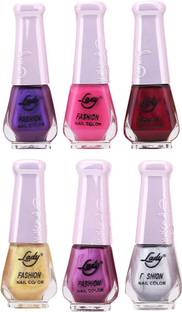 Lady FASHION Nail Polish 2512201602 Multicolor,