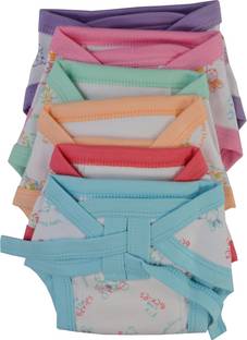 Aarushi Just Born Printed Cloth Nadi Washable Reusable Hosiery Diaper/Langot/Nappy Mini(0-6 Moths)