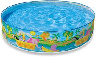 INTEX Happy Animals Clearview Snap Set Pool Inflatable Swimming Pool