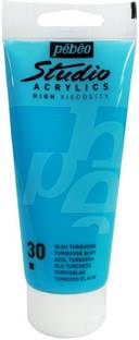 PEBEO Pebeo Studio Acrylic High Viscosity 100 ml Turquoise Blue 30