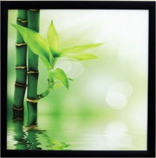 eCraftIndia 3d Beautiful Plant Canvas 11 inch x 11 inch Painting
