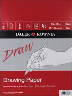 Daler-Rowney Medium Grain A3 160 gsm Drawing Paper