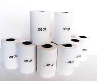 Josco Thermal ATM Slip Size White 57mm x 25 Mtrs Length 50 gsm Paper Roll