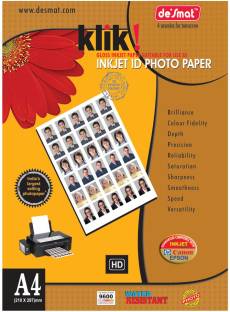 DESMAT PhotoGlossy Paper Unruled A4 180 gsm Photo Paper