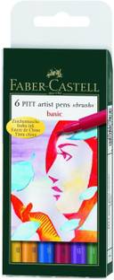 FABER-CASTELL Basic Colour Pitt Artist Fineliner Pen