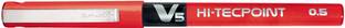 PILOT V5 Red Roller Ball Pen