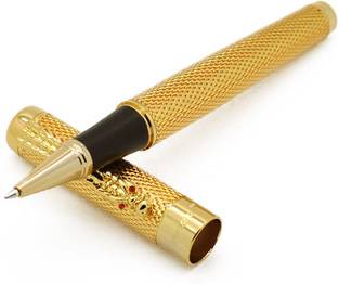 JINHAO Golden Dragon Carved Roller Ball Pen