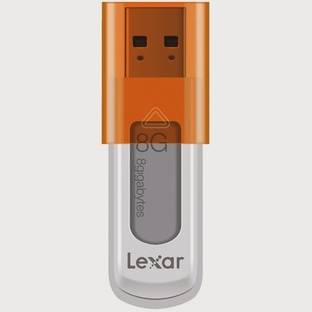 Lexar s50 8 GB Pen Drive Compatible with Desktop Computer, Tablet, Television USB 2.0 Plastic Case