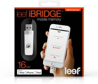Leef iBridge Mobile Memory 16 GB Pen Drive Compatible with Mobile USB 2.0 Plastic Case