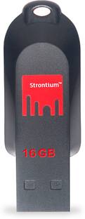 Strontium sr16grdpollex 16 GB Pen Drive Compatible with Desktop Computer, Laptop USB 2.0 Plastic Case
