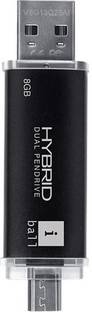 iball dummy_75 8 GB OTG Drive USB 2.0 Plastic Case