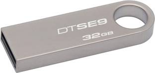 KINGSTON DataTraveler SE9 32 GB Pen Drive Compatible with Desktop Computer, Laptop USB 2.0 Metal Case
