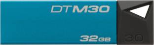 KINGSTON DataTraveler DTM30 3.0 32 GB Pen Drive Compatible with Netbook, Desktop Computer, Television, Laptop USB 3.0 Metal Case