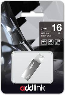 Addlink U10 16 GB Pen Drive Compatible with Desktop Computer USB 2.0 Metal Case