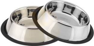 HEUREUX Round Shape Stainless Steel Pet Bowl