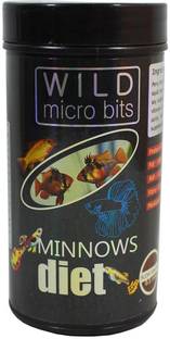 AQUATIC REMEDIES Wild Micro Bits Minnows Diet 0.1 kg Dry Young Fish Food