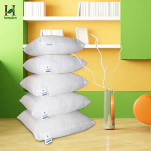 hemden Polyester Fibre Solid Back Cushion Pack of 5