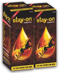 Stay-On Power Oil Pleasure Enhancement