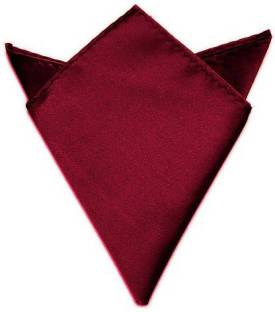 Bsquare Solid Cotton Blend Pocket Square