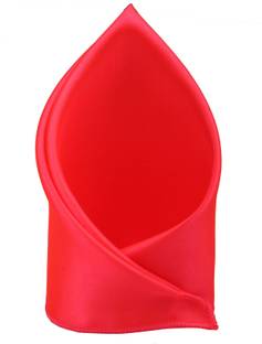 Sorellaz Solid Satin Blend Pocket Square