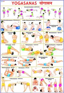 Yoga : Learn Yogasana through Images. Paper Print