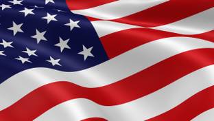 USA Flag 4K ON FINE ART PAPER HD QUALITY WALLPAPER POSTER Fine Art Print