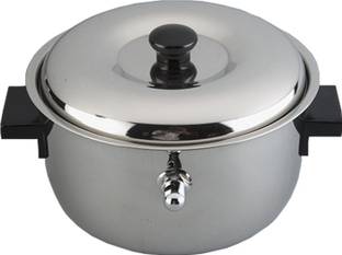 Anantha Stainless steel Milk cooker Pot 18 cm diameter 1 L capacity with Lid
