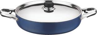 VINOD 30 cm Deep Fry Pan with Lid 4 mm Fry Pan 30 cm diameter with Lid 1 L capacity