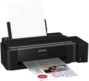 Epson L110 Single Function Color Ink Tank Printer (Color Page Cost: 20 | Black Page Cost: 10)