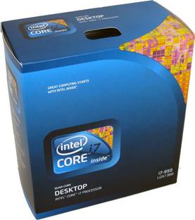 Intel Core i7-950 3.06 GHz Upto 3.33 GHz LGA 1366 Socket 4 Cores 8 Threads 8 MB Smart Cache Processor