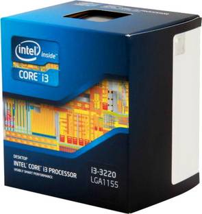 Intel Core i3-3220 3.3 GHz LGA 1155 Socket 2 Cores 4 Threads 3 MB Smart Cache Desktop Processor