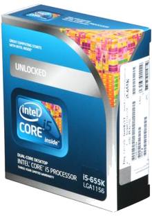 Intel Core i5-655K 3.2 GHz Upto 3.46 GHz LGA 1156 Socket 2 Cores 4 Threads 4 MB Smart Cache Processor
