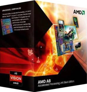 AMD A8 3870K 3 GHz FM1 Socket 4 Cores 1 MB L2 Desktop Processor