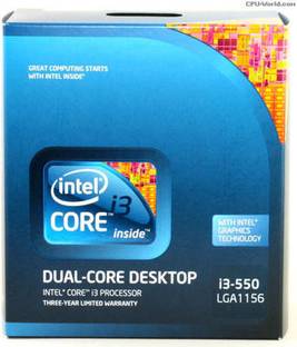 Intel i3-550 3.2 GHz LGA 1156 Socket 2 Cores Desktop Processor