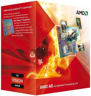 AMD A6 3500 2.1 GHz FM1 Socket 3 Cores 3072 KB L2 Desktop Processor