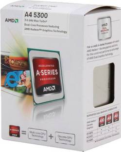 AMD A4-5300 3.4 GHz FM2 Socket 2 Cores 512 KB L2 Desktop Processor