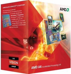 AMD A4 3400 2.7 GHz FM1 Socket 2 Cores 1024 KB L2 Desktop Processor