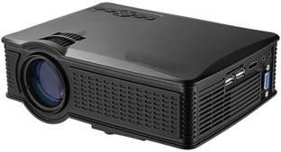 microware Mini 1500 Lumens (1500 lm / 2 Speaker / Remote Controller) Portable Projector
