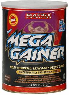 MATRIX NUTRITION Super Mega Gainer , 500 g Weight Gainers/Mass Gainers