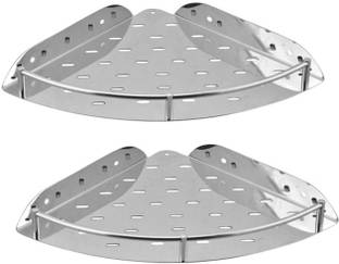 Aquafit Bathroom Corner shelves Stainless Steel Wall Shelf