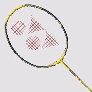 YONEX Voltric Z Force 2 Ld With Nano Gy 99 Gutted In 26-27 Tension From The World No. 1 Stringing Machine Protec 8 Yellow Strung Badminton Racquet