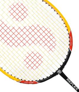 Silver's Reflex White, Black, Yellow Strung Badminton Racquet