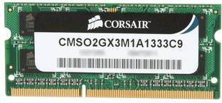 Corsair DDR3 2 GB Laptop DRAM (CMSO2GX3M1A1333C9)