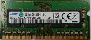 Samsung PC3L DDR3 2 GB (Dual Channel) Laptop Ram (M471B5674QH0)