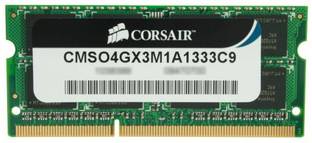 Corsair DDR3 4 GB Laptop DRAM (CMSO4GX3M1A1333C9)