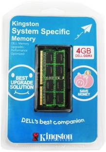 Kingston DDR3 4 GB (1 x 4 GB) Dell Laptop RAM (KTD-L3C/4GFR)